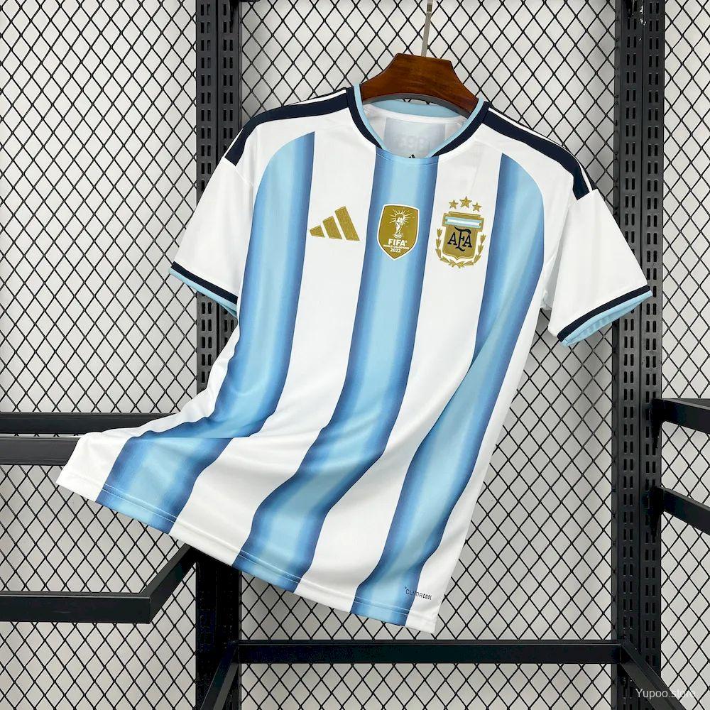 Camiseta de fútbol Argentina 2026 LOCAL MANGA CORTA VERSION FAN